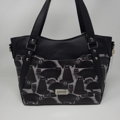 Hiraeth Handbag - Black Cats