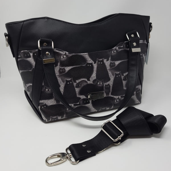 Hiraeth Handbag - Black Cats