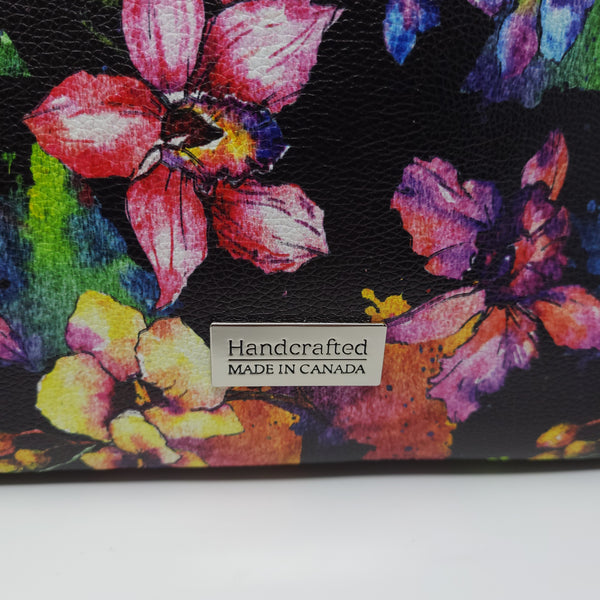 Hiraeth Handbag - Black Floral