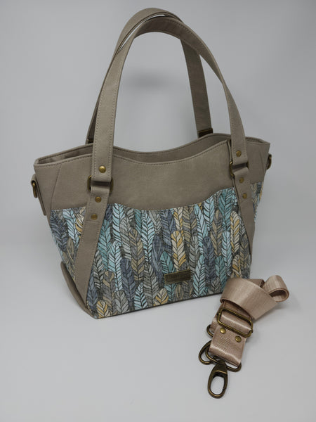 Hiraeth Handbag - Feathers (Neutral)