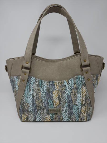 Hiraeth Handbag - Feathers (Neutral)